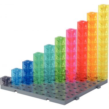 Paquet de 100 cubes translucides 2cm