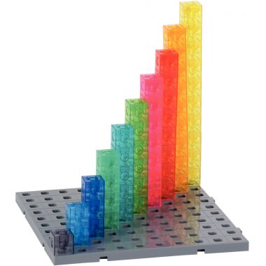 Paquet de 100 cubes translucides 2cm