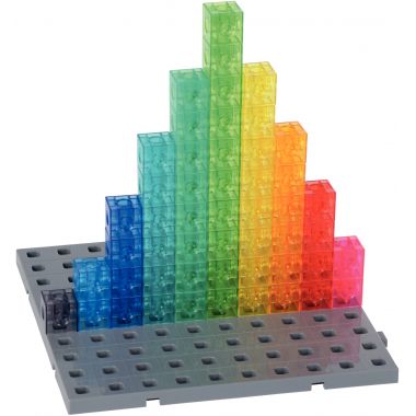 Paquet de 100 cubes translucides 2cm