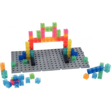 Paquet de 100 cubes translucides 2cm