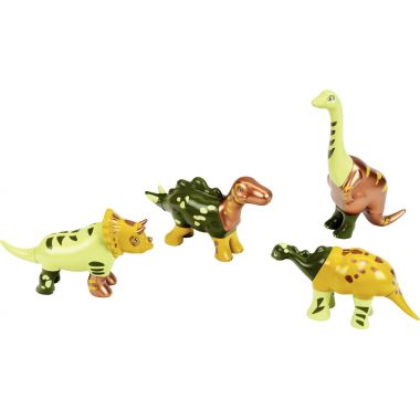 Lot de 4 puzzles 3D magnétiques, les dinosaures