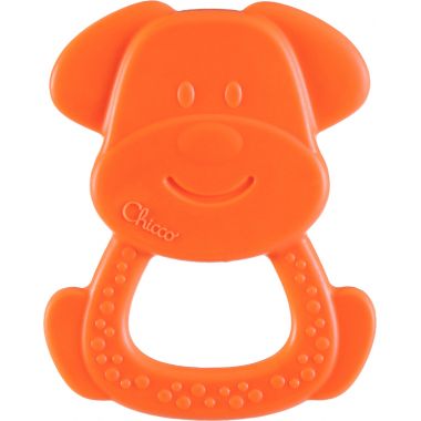 Hochet de dentition en bioplastique CHICCO, le chien