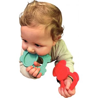 Hochet de dentition en bioplastique CHICCO, la grenouille