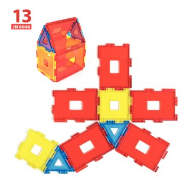 Boite de 24 fiches d'activités pour le jeu des fenêtres géométriques transparentes 71050