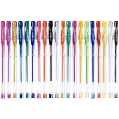 Pochette de 20 stylos gel fantaisie assortis