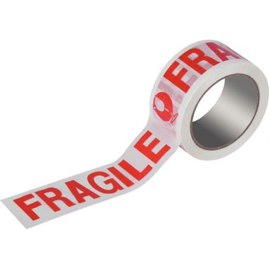 Lot de 6 rouleaux adhésifs "Fragile" 66mx50mm
