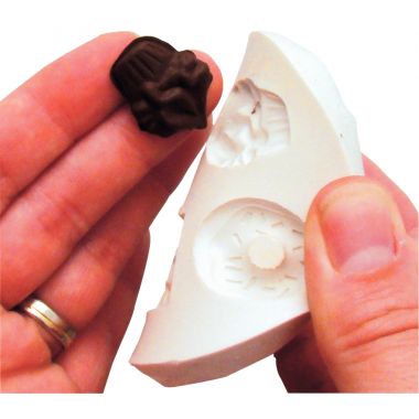 Lot de 6 mini moules en silicone formes assortis