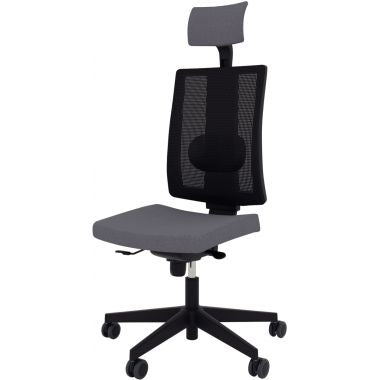Siège manager Holde+ avec support lombaire ajustable en hauteur noir/gris