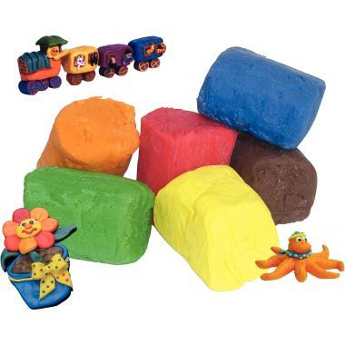 Boîte de 18 pains de 166 grammes de pâte à jouer couleurs vives assorties