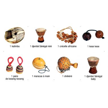 Panier africain 8 Instruments