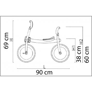 Vélo 4/6ans jaune