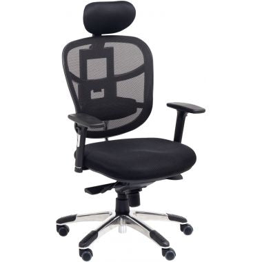 Siège manager ergonomique Balzac mesh noir