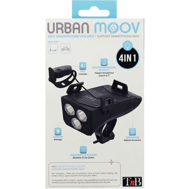Support téléphone 4 en 1 pour vélo et trottinette