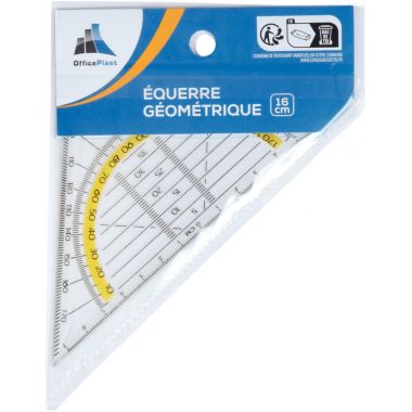 Equerre géométrique 16 cm