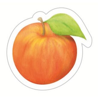 Pochette de 408 gommettes fruits et légumes, adhésives repositionnables