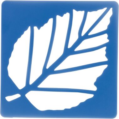 Lot de 12 pochoirs feuilles d'arbres