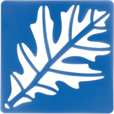 Lot de 12 pochoirs feuilles d'arbres