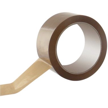 Lot de 6 rouleaux adhésifs en polypropylène havane 66mx48mm