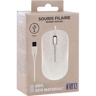 Souris filaire T'NB en bioplastique
