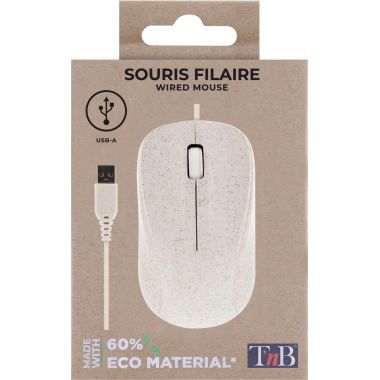 Souris filaire T'NB en bioplastique