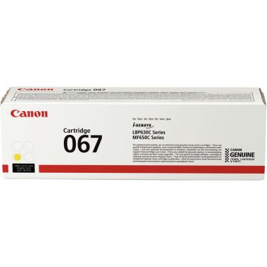 Canon 067 cartouche laser jaune authentique