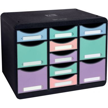 Module 11 tirois STOREBOX à l'italienne noir/pastel