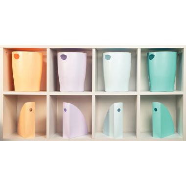 Corbeille à papier ECOBIN 15L bleu pastel