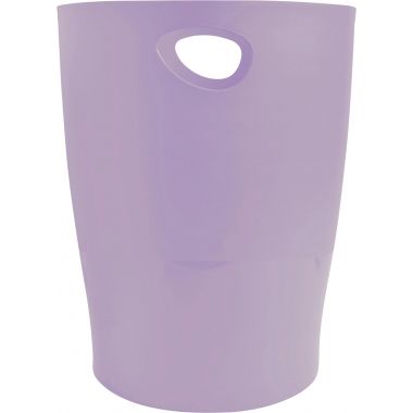 Corbeille à papier ECOBIN 15L mauve pastel