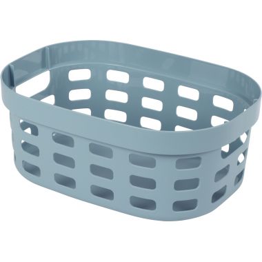 Corbeille de rangement SIGMA 15L bleue