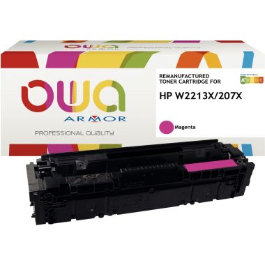 OWA Armor cartouche laser magenta Haute capacité compatible HP 207X (W2213X)