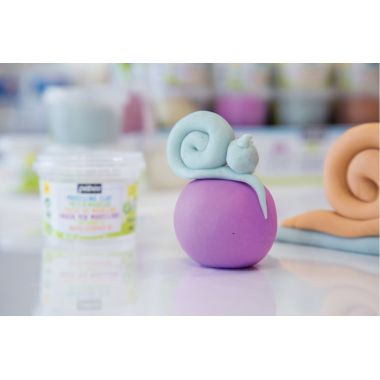 Set de 6 pots de 350 grammes de pâte à modeler vives