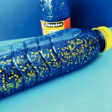 Carton de 4 Flacons 500 ml de gels pailletés décoratifs