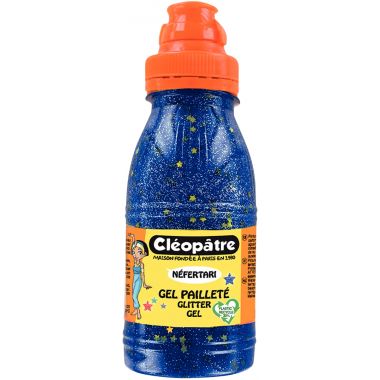 Carton de 4 Flacons 500 ml de gels pailletés décoratifs
