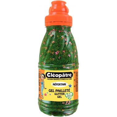 Carton de 4 Flacons 500 ml de gels pailletés décoratifs