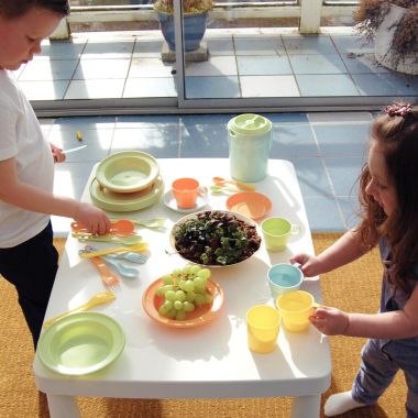 Dinette VIKINGTOYS ECOLINE, 24 pièces