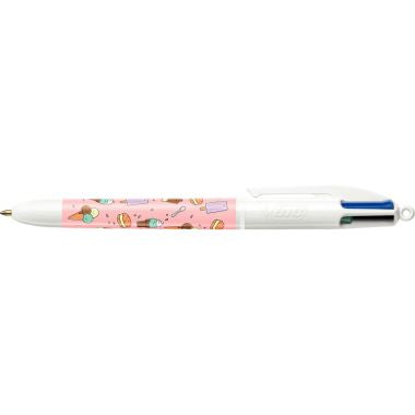 Boîte de 8 stylos 4 couleurs décors assortis