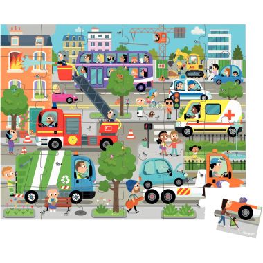Puzzle 36 pièces la ville