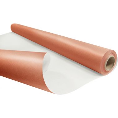 Rouleau papier cadeau kraft cuivre dimension 50m x 0,69m