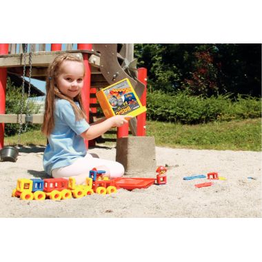 Baril de 86 pièces de jeu de construction MOBILO