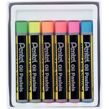 Boîte de 6 pastels PHN fluo assortis