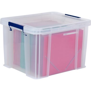 Boite de rangement 36L transparente