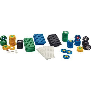 Lot de 80 petites roues + 20 châssis pour EDUC MINI
