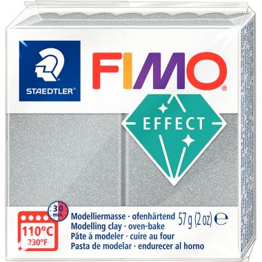 Sachet de 10 pains de 57 grammes de pâte à modeler Fimo Soft dont 1 Effect assorties