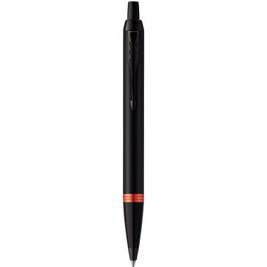 Stylo bille IM Vibrant Ring noir et orange
