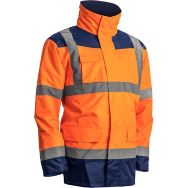 Parka haute visibilité 3 en 1 orange taille S