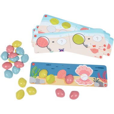 Boite de 54 coquillages + 8 cartes