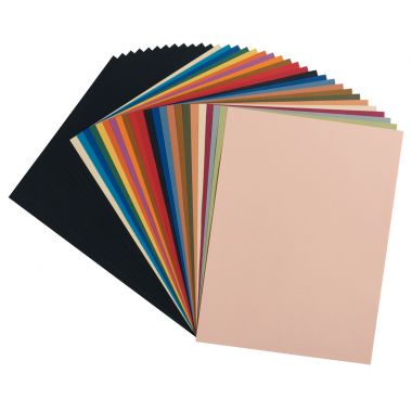 Pochette de 12 feuilles à dessin 160g 24x32cm couleurs pastels