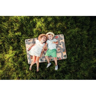 Tapis recto verso 150x98cm la forêt
