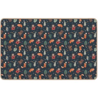 Tapis recto verso 150x98cm la forêt