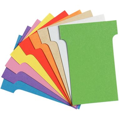 Paquet de 100 fiche planning indice 2 vert